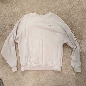 White Alo Crewneck sweatshirt
